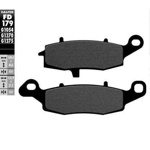 BRAKE PADS SEMI METALLIC FD179G1054 Suzuki DL650A V-Strom ABS 07-17 Suzuki GS500F 04-10 Suzuki VZR1800N M109R2 Boulevard 08-09 Suzuki VZ800 M50 Boulevard 05-09 Suzuki VZ1500 M90 Boulevard 09-15 Suzuki VS800 S50 Boulevard 05-09 Suzuki SFV650