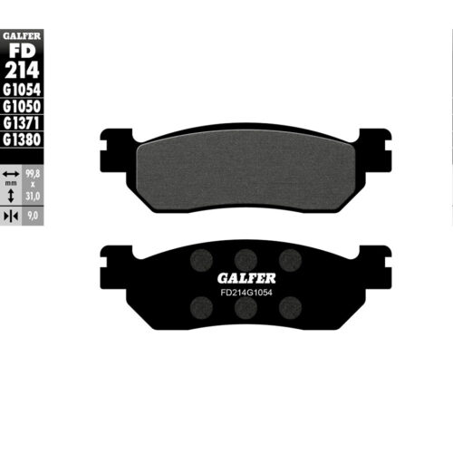 BRAKE PADS SEMI METALLIC FD214G1054 Yamaha YZF-R1 02-03 Yamaha YZF600R 99-02 Yamaha TW200 01-15 Yamaha XT250 08-16 Yamaha XT225 01-07 Yamaha YZF-R6 99-02