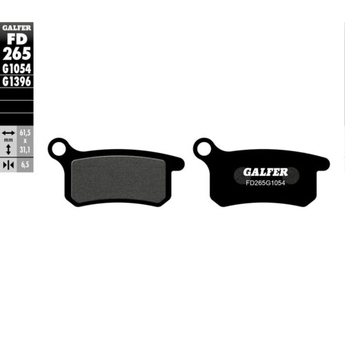 BRAKE PADS SEMI METALLIC FD265G1054 KTM 65 SX 04-17 KTM 85 SX (17/14) 03-11 KTM 65 XC 08-09 KTM 85 XC 08-09 KTM 105 SX 07-11 KTM 105 XC 08-09 Husqvarna TC 65 17-17