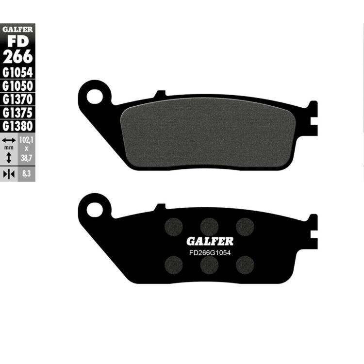 BRAKE PADS SEMI METALLIC FD266G1054