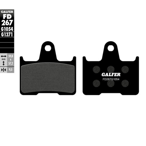 BRAKE PADS SEMI METALLIC FD267G1054 Harley Davidson XL1200T Super Low Touring 14-16 Harley Davidson XL1200CX Roadster 16-17 Harley Davidson XL883N Iron 883 14-16 Harley Davidson XL883L Super Low 14-16 Harley Davidson XL1200X Forty-Eight 14-