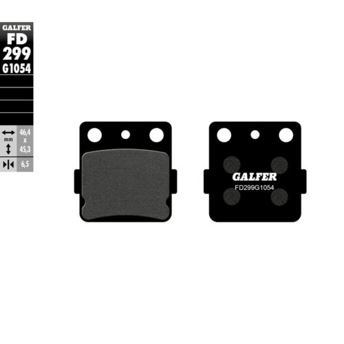 BRAKE PADS SEMI METALLIC FD299G1054 Yamaha YZ80 93-02 Yamaha YZ85 02-21
