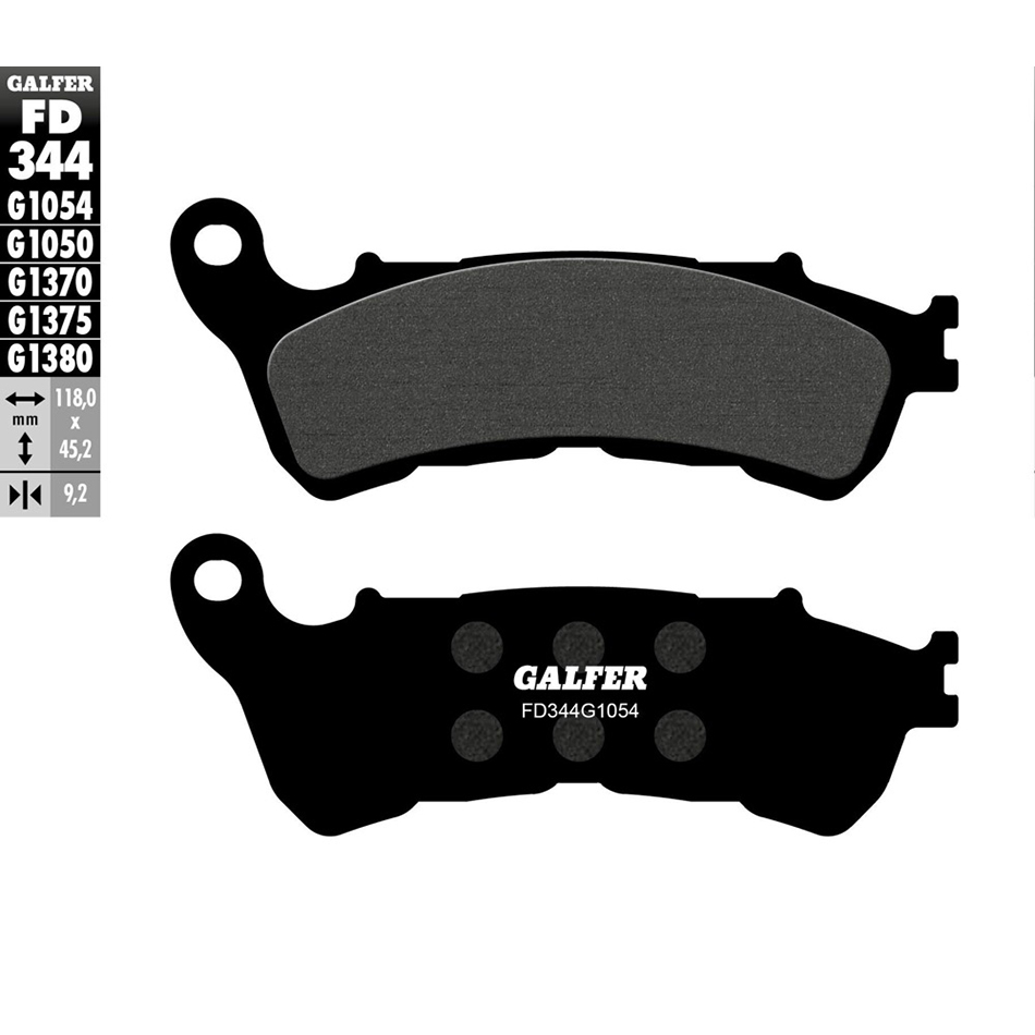 BRAKE PADS SEMI METALLIC FD344G1054 Harley-Davidson XL1200C Sportster 1200 Custom 15-15 Honda CBR250R 11-13 Honda NC700X 12-17 Honda CBR250R ABS 11-13 Honda VFR1200X 16-17 Honda CB1100 13-14 Suzuki VZR1800B M109R Boulevard B.O.S.S. 15-17 Ho