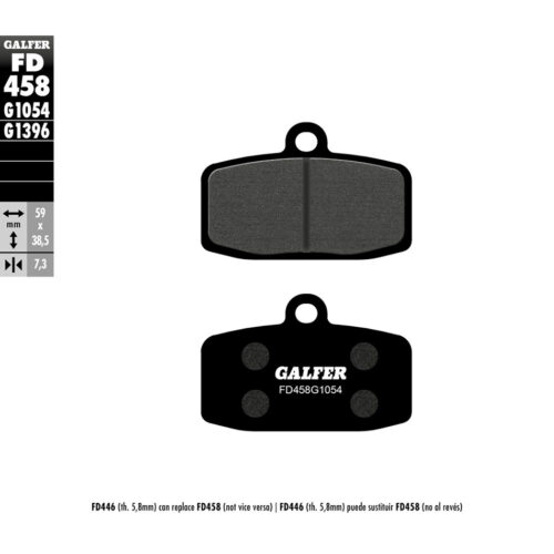 BRAKE PADS SEMI METALLIC FD458G1054 KTM Freeride 250R 4-Stroke 15-15 KTM 85 SXS 12-15 Husqvarna TC 85 (17/14) 14-16 KTM 85 SX (17/14) 12-17 KTM 85 SX (19/16) 13-17
