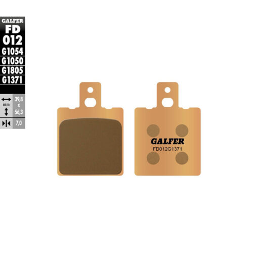 BRAKE PADS SINTERED FD012G1371