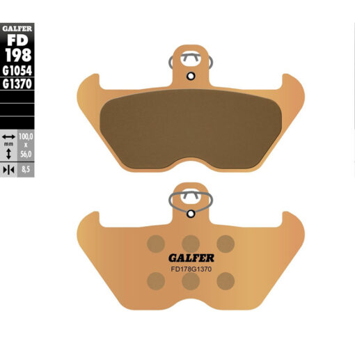 BRAKE PADS SINTERED FD198G1370