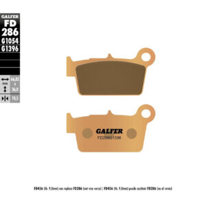 GALFER BRAKE PADS SINTERED FD286G1396 Kawasaki KX450F 06-21 Yamaha YZ250FX 15-21 Gas-Gas EC 250F 10-15 Yamaha YZ250X 16-21 Yamaha YZ450FX 16-21 Gas-Gas Ec 450 F 15-15 Gas-Gas EC 200 11-15 Gas-Gas EC 250 11-15 Gas-Gas EC 300 11-15 Kawasaki KX250F 0 Kawasaki KX450F 06-21 Yamaha YZ250FX 15-21 Gas-Gas EC 250F 10-15 Yamaha YZ250X 16-21 Yamaha YZ450FX 16-21 Gas-Gas Ec 450 F 15-15 Gas-Gas EC 200 11-15 Gas-Gas EC 250 11-15 Gas-Gas EC 300 11-15 Kawasaki KX250F 04-21 Kawasaki KLX450R 08-12 Suzuki RMX450Z 05-17 Suzuki RM-Z250 04-21 Suzuki RM-Z450 05-21 Yamaha WR250R 08-20 Yamaha YZ125 03-21 Yamaha YZ250 03-21 Yamaha YZ250F 03-21 Yamaha YZ450F 03-21 Yamaha WR250F 03-21 Yamaha WR450F 03-21. MPN: FD286G1396. SKU: 17-286H.