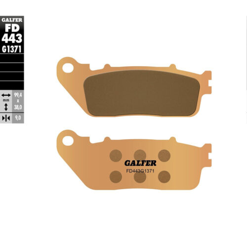 BRAKE PADS SINTERED FD443G1371 Honda CB1000R 11-16 Honda VFR1200F 10-13