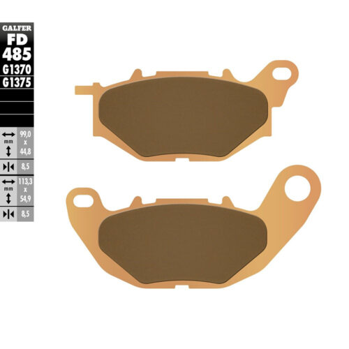 BRAKE PADS SINTERED FD485G1370 Yamaha YZF-R3 15-21 Yamaha MT-03 20-21