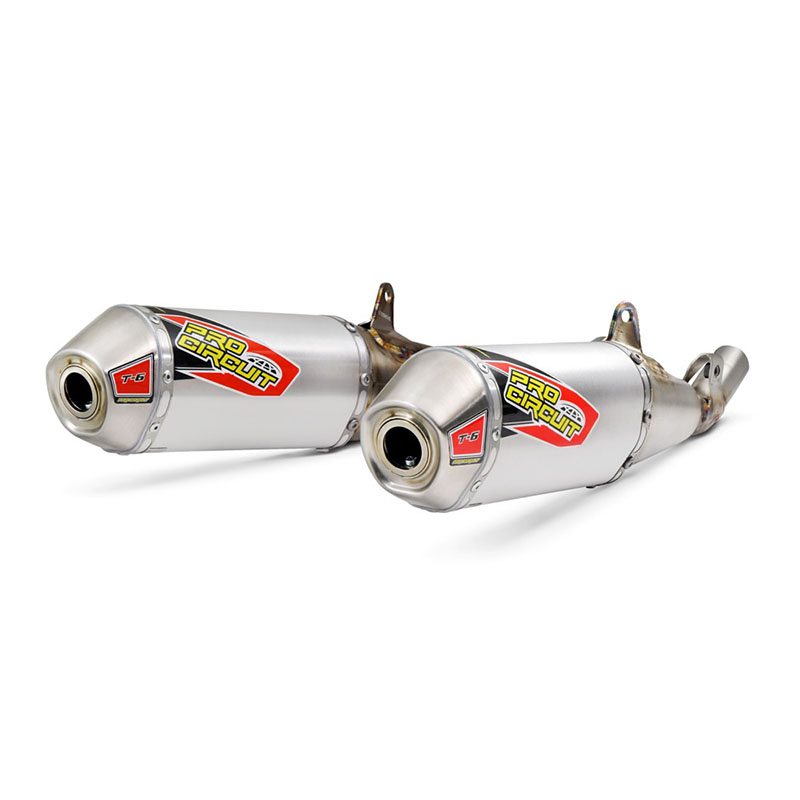 DUAL T-6 SLIP-ON CRF250R/RX Honda CRF250R 20-21 Honda CRF250RX 20-21