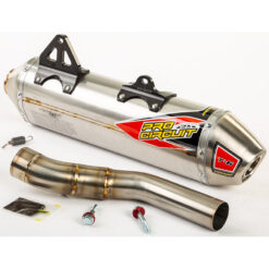 P/C T-5 S/S SLIP-ON EXHAUST Kawasaki KLR650 08-18