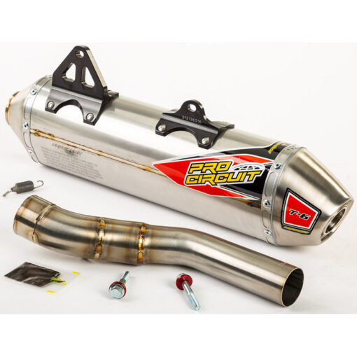 P/C T-5 S/S SLIP-ON EXHAUST Kawasaki KLR650 2008-2018