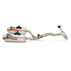 P/C T-6 S/S DUAL EXHAUST Honda CRF450R 13-14