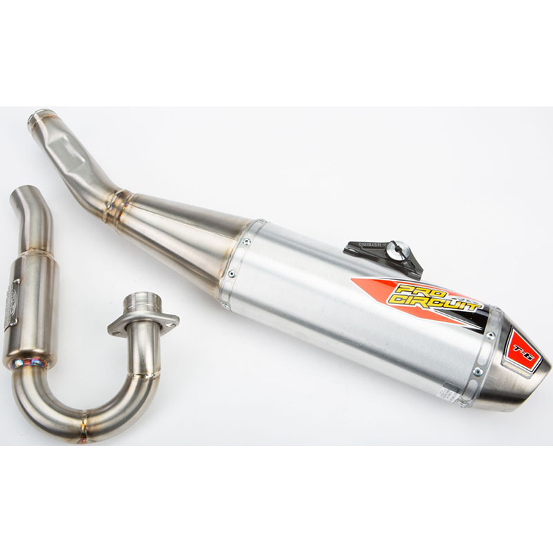 P/C T-6 S/S EXHAUST SYSTEM Kawasaki KX450F 19-23 Kawasaki KX450X 21-23