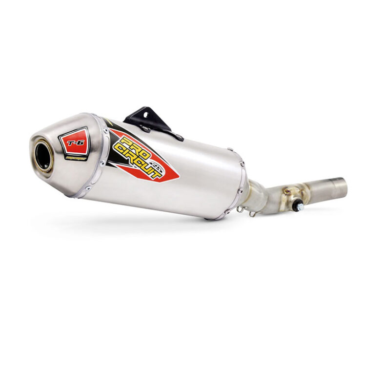 P/C T-6 SLIP-ON EXHAUST KX250F '09-16 Kawasaki KX250F 09-16