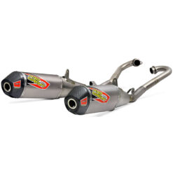 P/C TI-6 TI DUAL EXH SYSTEM CRF250R '18-19 Honda CRF250R 18-19 Honda CRF250RX 19-19