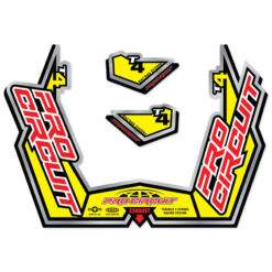 T4-GP STICKER KIT REPLACEMENT MUFFLER STICKERS   -