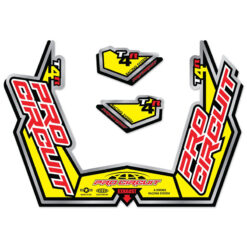 T4-GPR STICKER KIT REPLACEMENT MUFFLER STICKERS   -