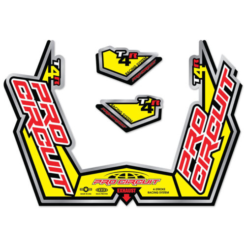 T4-GPR STICKER KIT REPLACEMENT MUFFLER STICKERS   -