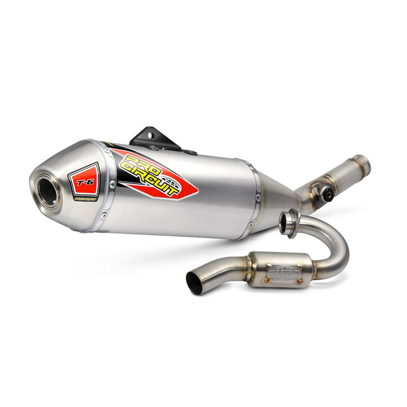 T-6 STAINLESS EXHAUST SYSTEM KX250F '17-19 Kawasaki KX250F 17-19