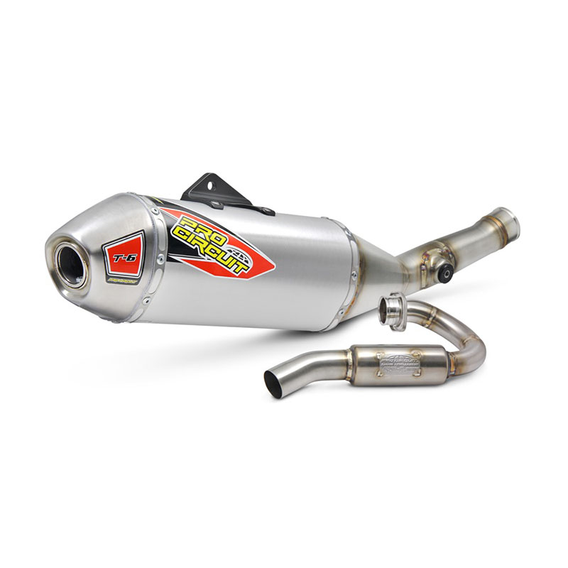 T-6 STAINLESS EXHAUST SYSTEM KX450F '16-18 Kawasaki KX450F 16-18
