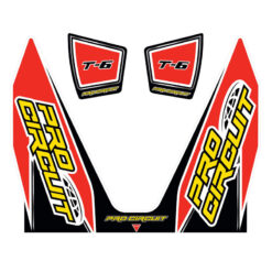 T-6 WRAP/END CAP DECAL REPLACEMENT MUFFLER STICKERS   -