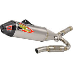 TI-6 PRO EXHAUST SYSTEM KX450F '09-15 W/CARBON CAP Kawasaki KX450F 09-15