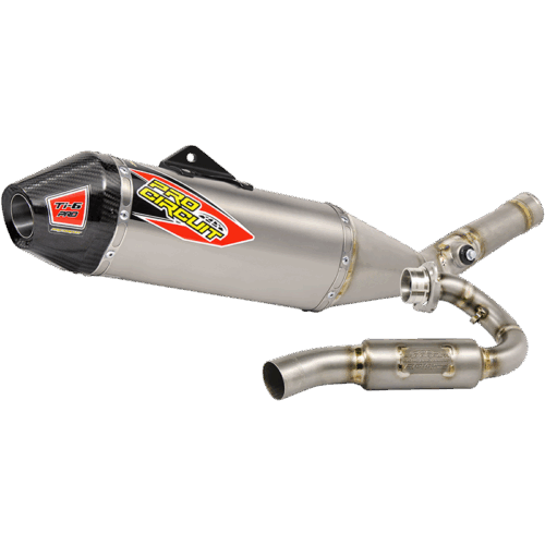 TI-6 PRO EXHAUST SYSTEM KX450F '09-15 W/CARBON CAP Kawasaki KX450F 09-15