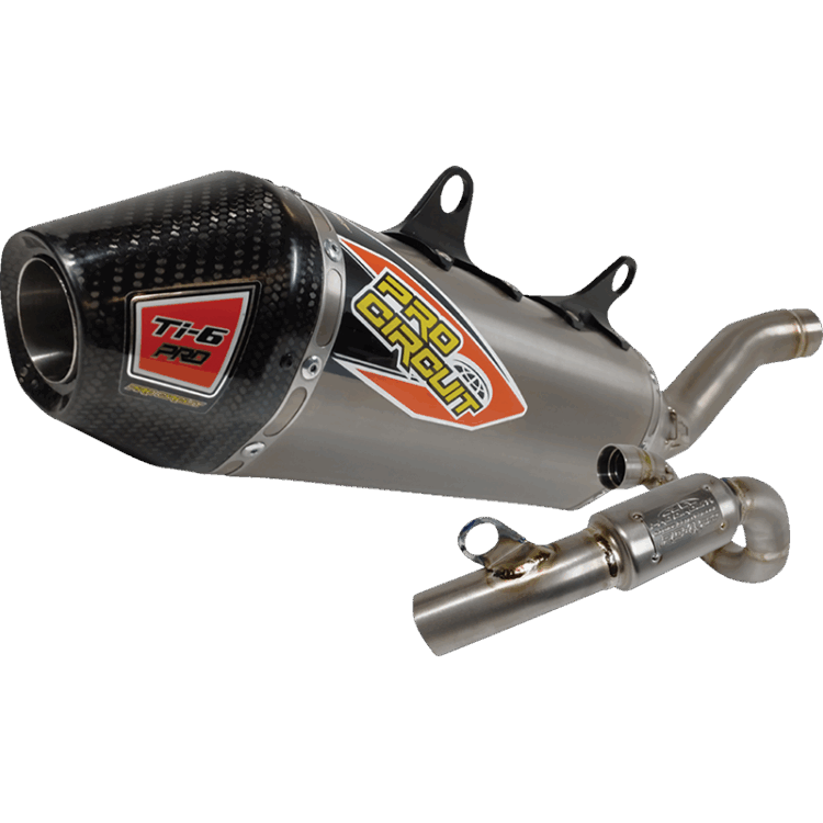TI-6 PRO SYSTEM W/CARBON CAP Husqvarna FC 250 Rockstar Edition 22-22 KTM 250 SX-F Factory Edition 22-22 Husqvarna FC 250 23-24 KTM 250 SX-F 23-24 KTM 250 XC-F 23-24 Gas-Gas MC 250F 24-24