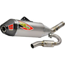 TI-6 SYSTEM W/CARBON END CAP  Kawasaki KX250X 21-24 Kawasaki KX250F 21-24