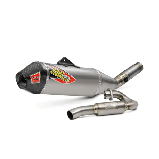 TI-6 TITANIUM PRO SYSTEM KTM/HUS 18 FE KTM 450 SX-F Factory Edition 18-19 Husqvarna FC 450 Rockstar Edition 18-19 Husqvarna FX 450 19-22 Husqvarna FC 450 19-22 KTM 450 SX-F 19-22 KTM 450 XC-F 19-22 Husqvarna FE 450 19-23 Gas-Gas MC 450F 21-23