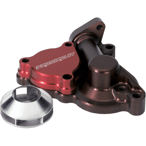 WATER PUMP COVER W/IMPELLER Kawasaki KX250F 05-14 Suzuki RM-Z250 05-06