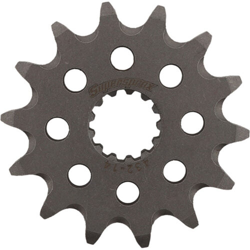 FRONT CS SPROCKET STEEL 14T-520 /SUZ Kawasaki Suzuki KLX400R DR-Z400S DR-Z400SM RM250 DR-Z250 Non CA Model DR-Z400E Non CA Model DR-Z400 DR350 DR350SE RMX250 DR250SE DR250 1989-2021