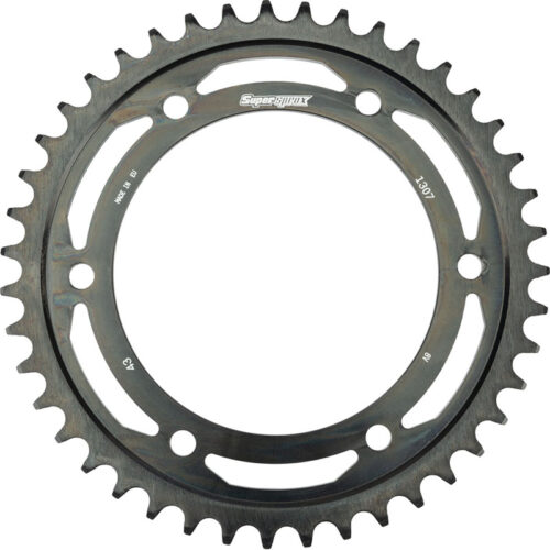 REAR EDGE SPROCKET STEEL 43T-525 BLK  Honda CBR600RR CBR600RA ABS CBR600F F4i CBR1000RR CBR1000RA ABS 2001-2018