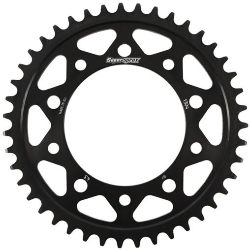 REAR EDGE SPROCKET STEEL 43T-525 BLK /YAM Honda CBR650F VT750CD Shadow A.C.E. Deluxe VT750RS Shadow RS VT750C Shadow Aero CB600F 599 VT750DC Shadow Spirit [chain] VT750C Shadow A.C.E. CBR600F F4 CBR900RR CBR600F F3 1996-2018