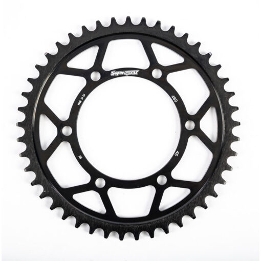 REAR EDGE SPROCKET STEEL 45T-525 BLK SUZ/ Yamaha Suzuki FZ-07 GSX-S1000 GSX-S750 FJ-09 XSR900 FZ-10 FZ-09 GSX-R600 GSX-R750 YZF-R6 GSX-R1000 MT-07 MT-09 XSR700 2006-2018
