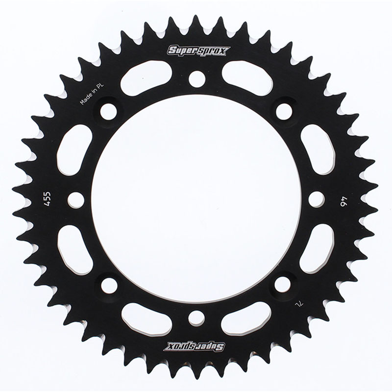 REAR SPROCKET ALUMINUM 46T-420 BLK  Kawasaki Suzuki KX65 RM65 2000-2021