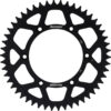 REAR SPROCKET ALUMINUM 50T-520 BLK SUZ Kawasaki Suzuki KLX400R RMX450Z RM-Z250 RM-Z450 DR-Z400S DR-Z400SM RM250 DR-Z250 Non CA Model DR-Z400E Non CA Model RM125 DR-Z400 DR350 DR350SE RMX250 DR250 1980-2021