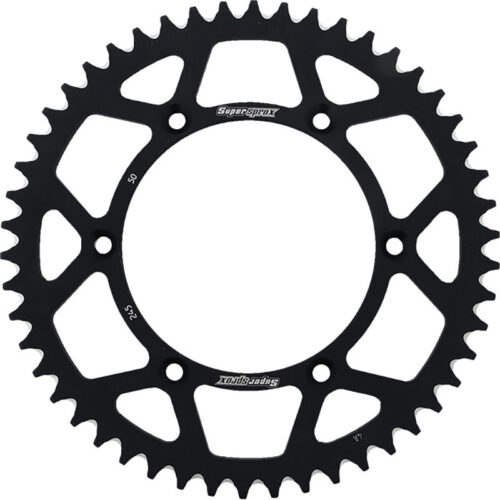 REAR SPROCKET ALUMINUM 50T-520 BLK  Yamaha YZ250FX YZ250X YZ450FX WR426F YZ426F WR400F YZ400F WR250R WR250X YZ125 YZ250 YZ250F YZ450F TT-R230 WR250F WR450F YZ125X 1999-2022
