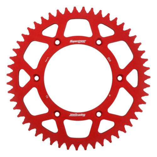 REAR SPROCKET ALUMINUM 51T-520 RED  Honda CRF450RX CR500R CRF450R CRF250R CRF150F CRF230F CRF230L CRF230M CRF250X CRF450X CR125R CR250R XR650R XR250R XR400R CRF450R W.E. CRF250RX CRF250F 1983-2022