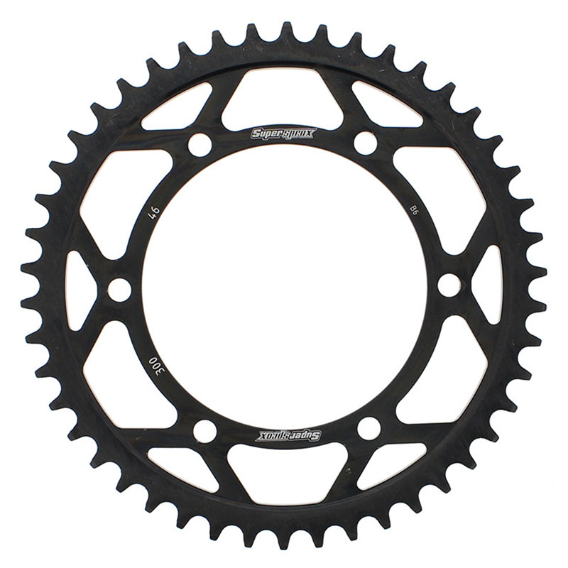 REAR SPROCKET STEEL 46T-525 BLK  Yamaha FZS800 FZ8 2011-2013