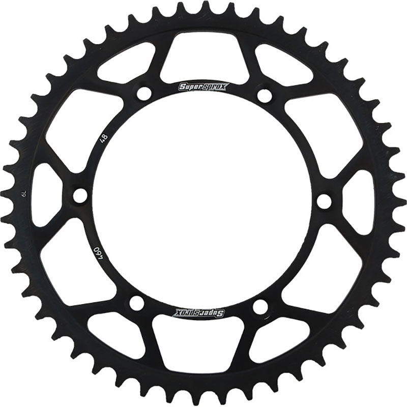 REAR SPROCKET STEEL 48T-520 BLK /SUZ Kawasaki KTM Suzuki Husqvarna KLX250S KX250F KX450F KLX450R KLX300R KX250 KDX 200 KDX 220R KX125 KX500 KLX250R KLX650 KLX650R KDX 250 65 SX RM-Z250 TC 65 1982-2022
