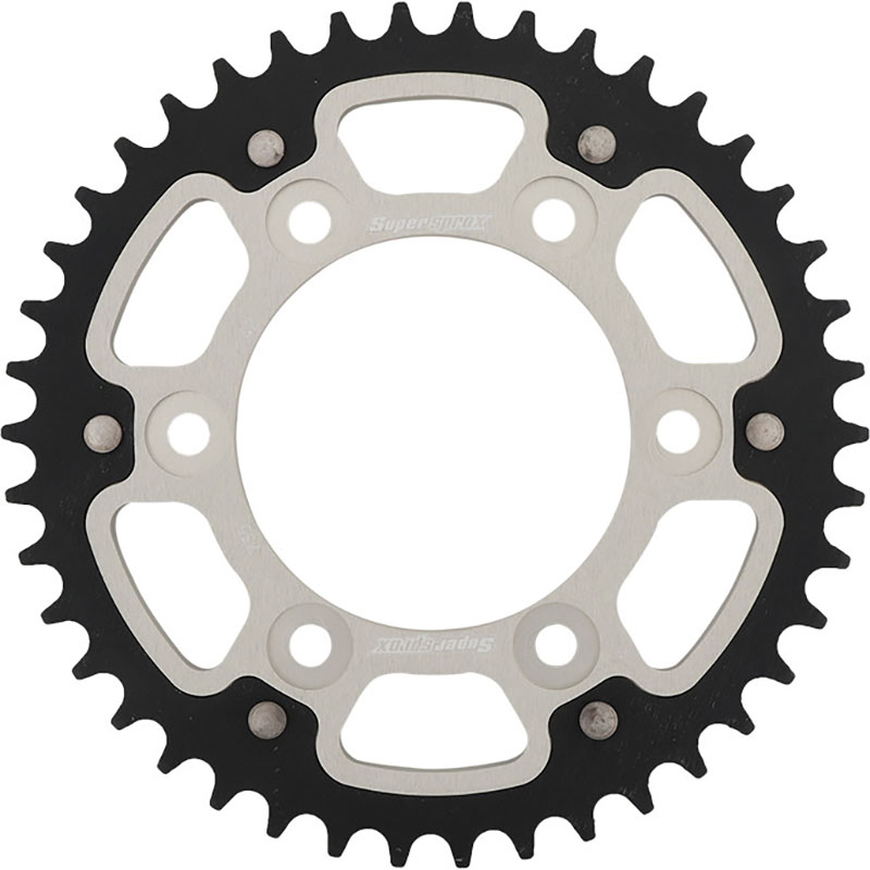 REAR STEALTH SPROCKET ALU/STL 42T-520 SLV DUC
