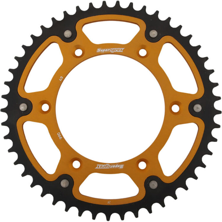 REAR STEALTH SPROCKET ALU/STL 49T-520 GLD HUSQ/KTM Husqvarna KTM Husaberg FE 350S FE 501S 150 XC-W TX 300 FX 350 FX 450 TE 150 350 EXC-F 500 XCF-W 350 XCF-W 350 XC-F 150 XC 450 SX-F Factory Edition 350 SX-F FS570 FE 250 Te250 Te300 TC 125 FC 250 FC 350 FC 450 TE 125 TE 300 FE 350 FE 450 FE 501 FE 390 FE 570 Fx450 FE 450E FE 550E FE 650E FS450E FS650C FS650E FC 550 TC 250 TE 250 250 SX 620 Super Moto 400 SC 4-Stroke 400 SXC 4-Stroke 250 SX-F 620 SX 400 RXC 4-Stroke 400 TXC 4-Stroke 620 RXC 620 TXC 250 XC 360 Exc 360 Mxc 360 Sx 620 Comp Limited 620 EXC 250 XC-W 620 SXC 300 SX 550 Mxc 440 Exc 440 Mxc 440 Sx 250 XCF-W 500 EXC-F 300 XC 300 XC-W 400 XC-W 4-Stroke 450 EXC-R 4-Stroke 450 SX-F 450 XCF-W 530 EXC-R 4-Stroke 530 XC-W 4-Stroke 690 Enduro R 690 SMC 200 Xc 250 XC-F 450 XC-F 505 Xc-F 125 SXS 144 Sx 450 SXS 4-Stroke 505 Sx-F 560 SMR 4-Stroke 640 Adventure 690 Supermoto 125 Exc 250 SXS 525 XC-G 4-Stroke 525 XC-W 4-Stroke 400 EXC 4-Stroke 525 EXC 4-Stroke 525 SMR 4-Stroke 525 SX 4-Stroke 625 SMC 660 Rallye 660 SMC 125 SX 200 Exc 250 EXC 300 EXC 300 MXC 450 EXC-F 450 MXC 4-Stroke 525 MXC 4-Stroke 150 SX 640 Supermoto 200 Sx 450 SM-S 4-Stroke 625 SXC 200 Mxc 250 MXC 380 Exc 380 Mxc 200 Xc-W 380 Sx 400 MXC 4-Stroke 400 SX 4-Stroke 520 EXC 4-Stroke 520 MXC 4-Stroke 520 SX 4-Stroke 640 Enduro 400 Lc4 250 XC-W TPi TE 250i 701 Enduro 300 XC-W TPi TE 300i TX 300i 300 XC TPi 250 XC TPi 150 XC-W TPi TE 150i 690 SMC R 790 Adventure 125 XC 450 SMR 4-Stroke 890 Adventure R Rally 890 Adventure R 250 EXC-F 1993-2022