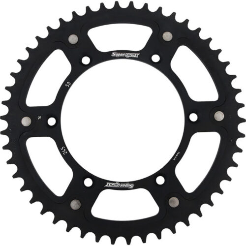 REAR STEALTH SPROCKET ALU/STL 50T-520 BLK  Yamaha YZ250FX YZ250X YZ450FX WR426F YZ426F WR400F YZ400F WR250R WR250X YZ125 YZ250 YZ250F YZ450F TT-R230 WR250F WR450F YZ125X 1999-2022