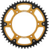 REAR STEALTH SPROCKET ALU/STL 50T-520 GLD  Yamaha YZ250FX YZ250X YZ450FX WR426F YZ426F WR400F YZ400F WR250R WR250X YZ125 YZ250 YZ250F YZ450F TT-R230 WR250F WR450F YZ125X 1999-2022