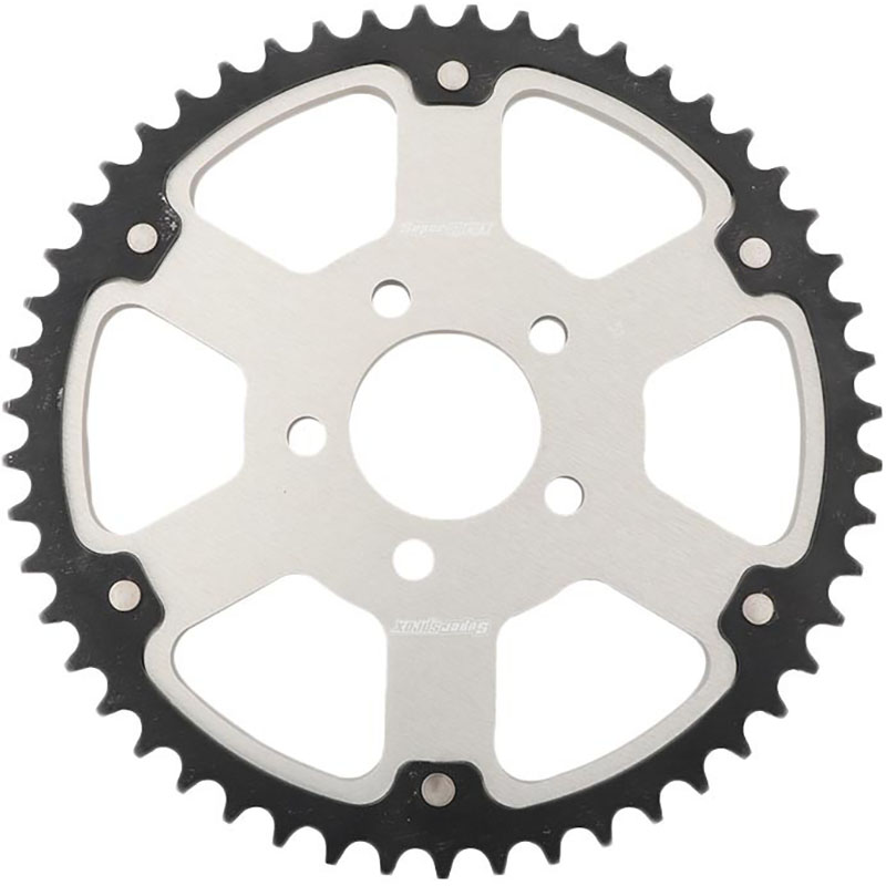 REAR STEALTH SPROCKET ALU/STL 51T-530 SLV HD