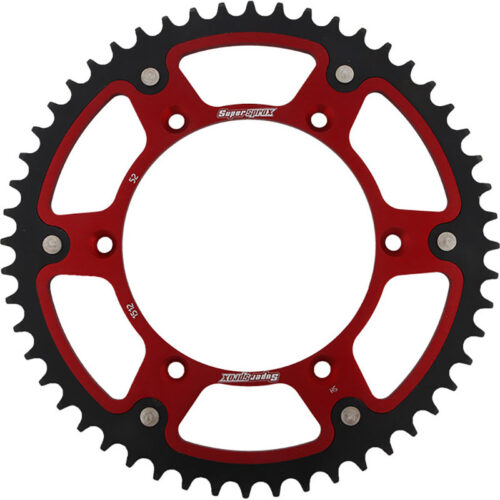 REAR STEALTH SPROCKET ALU/STL 52T-520 RED HUSQ Gas-Gas Beta Suzuki EC 250F 350 RR 400 RR 450 RR 498 RR 520 RR 525 RR EC 450F MC 250 SM 450FSR MC 125 SM 125 SM 250 SM 450FSE Ec 450 Fsr EC 125 EC 200 EC 250 EC 300 DR250SE XC 300 XC 250 EC Ranger 300 1993-2020