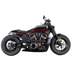 Two Brother Racing COMP S 2IN1 EXH SPORTSTER S BLACK W/CF END CAP