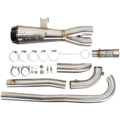 Two Brother Racing COMP S 2IN1 EXH SPORTSTER S BRUSHED W/CF END CAP